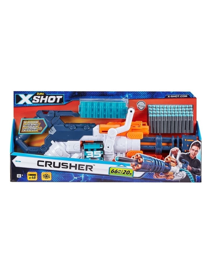 Brand new ๐ X-Shot Excel Crusher Blaster with 48 Darts โ๏ธ
