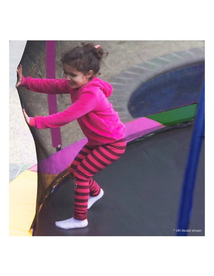 Best deal ๐ 8ft Kahuna Trampoline Safety Net Spring Pad Cover Mat Ladder Free ๐ Basketball Set ๐ - Image 4