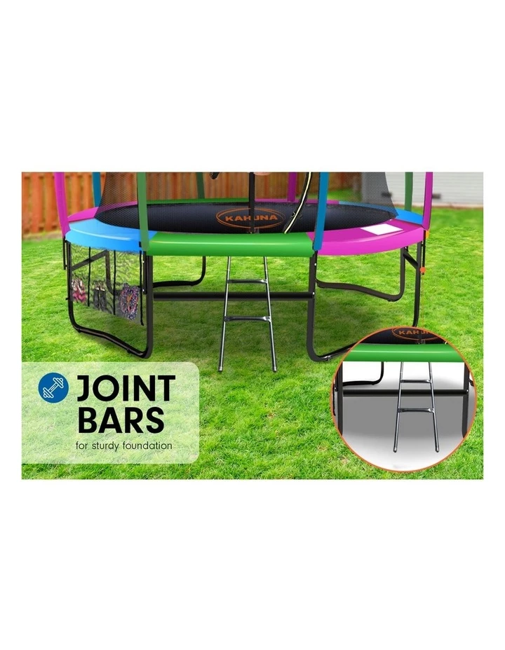 Best deal ๐ 8ft Kahuna Trampoline Safety Net Spring Pad Cover Mat Ladder Free ๐ Basketball Set ๐ - Image 6