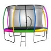 Top 10 ❤️ Kahuna Rainbow 12ft Trampoline With Mat Pad Net Ladder- Rainbow ⭐