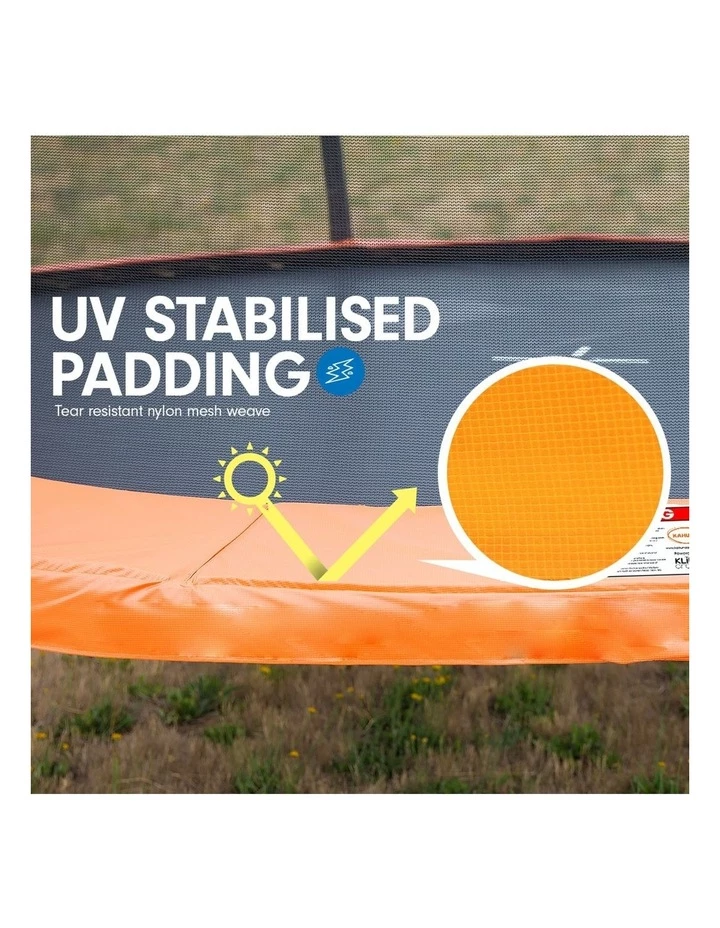 Outlet π Kahuna Trampoline 8 Ft X 11 Ft Rectangular Outdoor - Orange π - Image 2