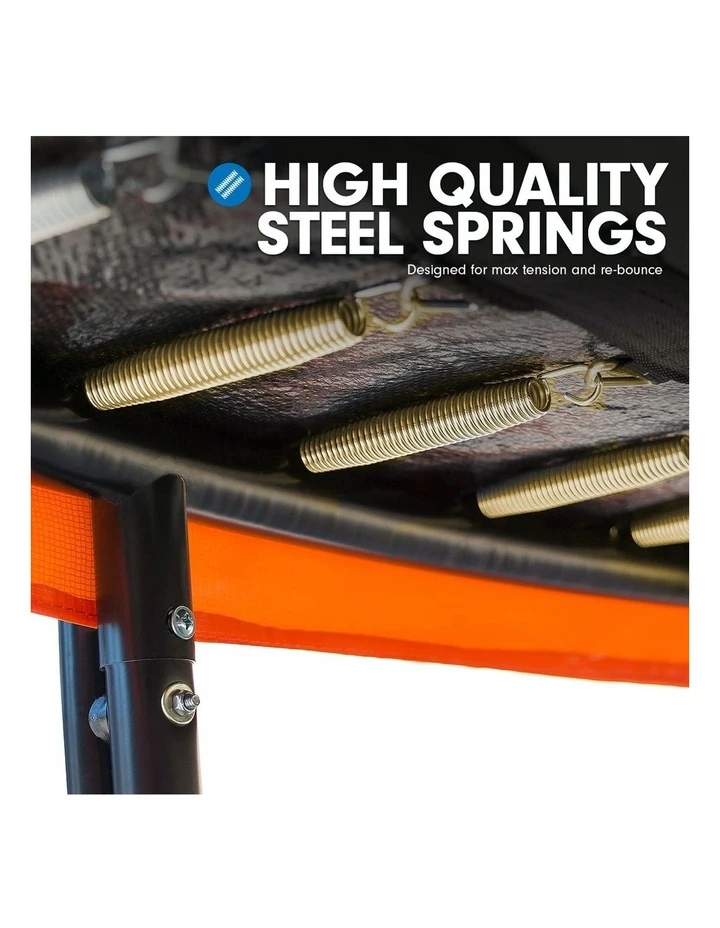 Outlet π Kahuna Trampoline 8 Ft X 11 Ft Rectangular Outdoor - Orange π - Image 5