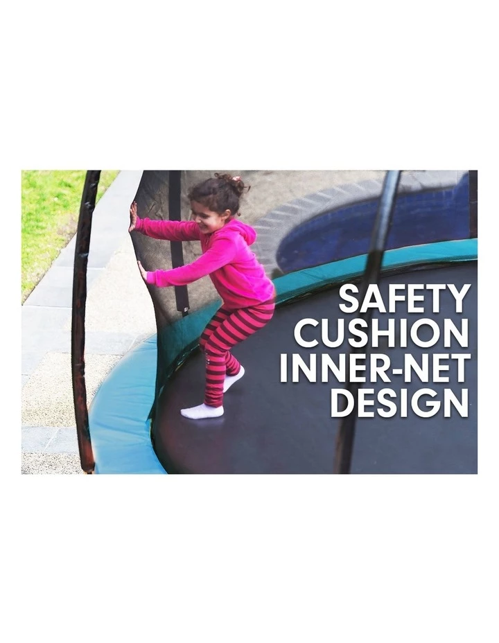 Best reviews of ⌛ Kahuna 6ft Trampoline with Roof Cover Pad Mat Net Ladder Outdoor Round Green 😀 - Image 4