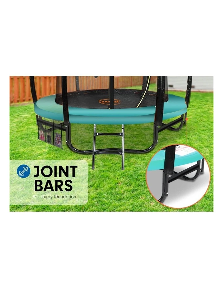 Best reviews of ⌛ Kahuna 6ft Trampoline with Roof Cover Pad Mat Net Ladder Outdoor Round Green 😀 - Image 6