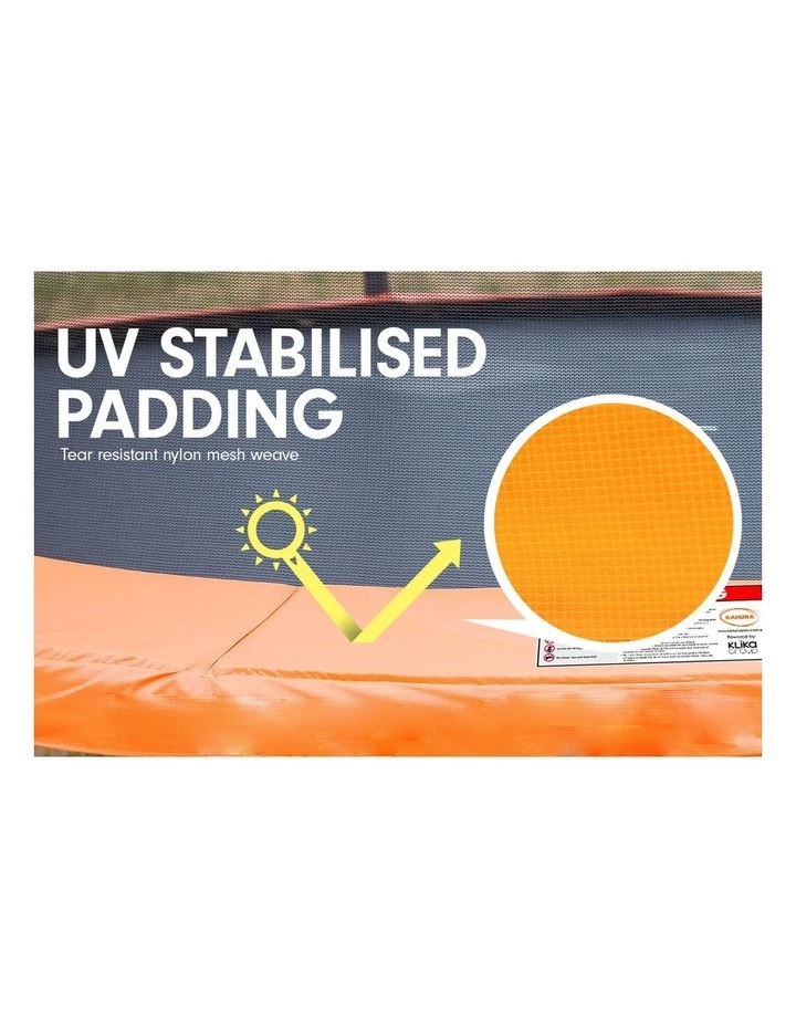 Hot Sale 😍 Kahuna Trampoline 6ft with Roof Cover Safety pad Mat Net - Orange 😉 - Image 2