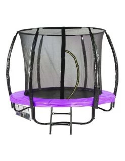 Brand new ⌛ Kahuna 6ft Trampoline Free Ladder Spring Mat Net Safety Pad Cover Round Enclosure Pink 🔔