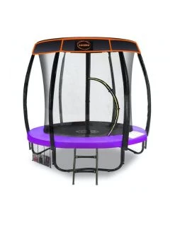 Brand new 👏 Kahuna 6ft Trampoline Free Safety Net Spring Pad Roof Cover Mat Purple ⭐