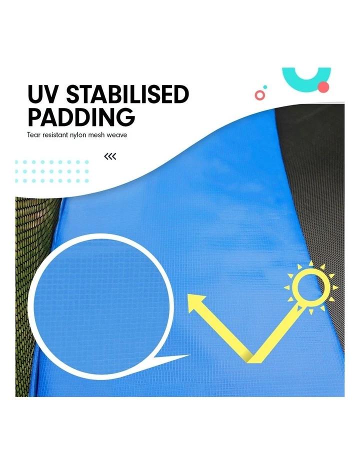 Best deal β€οΈ Kahuna Blizzard 8 Ft Trampoline With Net - Blue π - Image 3