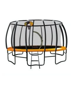 Discount 👏 Kahuna Trampoline 14ft with 🏀 Basketball set - Orange ❤️