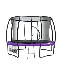 Wholesale β Kahuna 14ft Trampoline Free Safety Net Spring Pad Cover Mat Purple π―