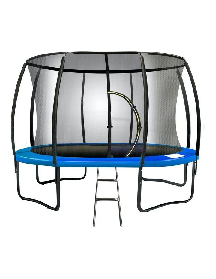 Brand new ๐ Kahuna 16ft Round Spring Trampoline Free Safety Net Pad Cover Mat Ladder Orange/Blue ๐คฉ - Image 2