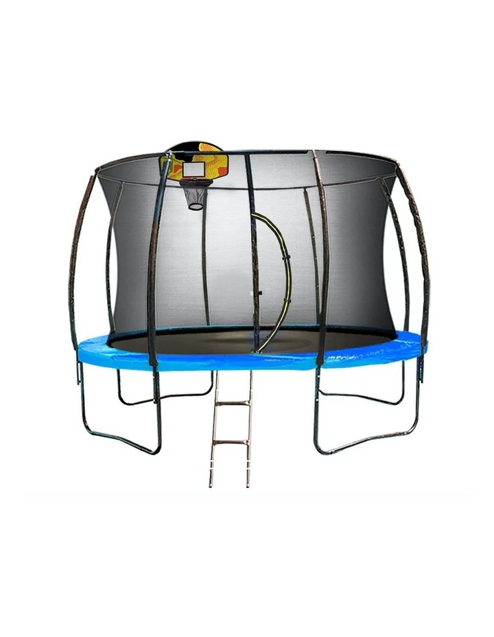 Discount ⌛ Kahuna Trampoline Pro 14ft - Reversible pad, Emoji Mat, 🏀 Basketball Set 😉