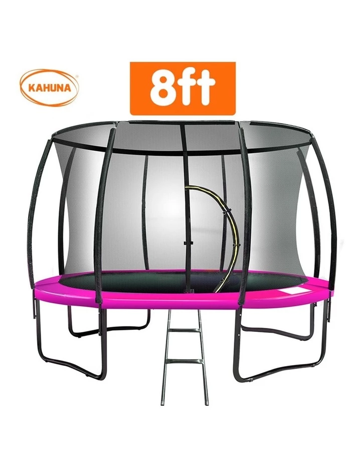 Outlet โจ Trampoline Kahuna Jumper Outdoor Round Pad Mat Net Ladder Pink ๐งจ - Image 2