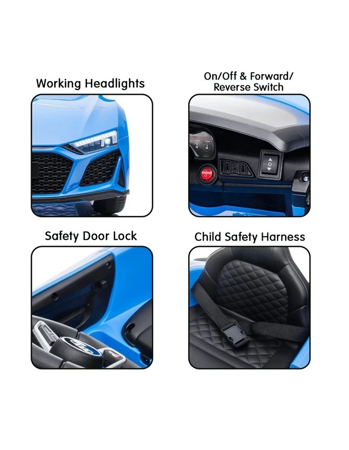 Buy π Klika Audi Sport Licensed Kids Electric Ride On Car Remote Control Blue π - Image 6