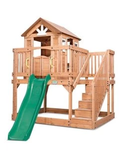 Promo β Lifespan Kids Backyard Discovery Scenic Heights Cubby House With 1.8m Slide π