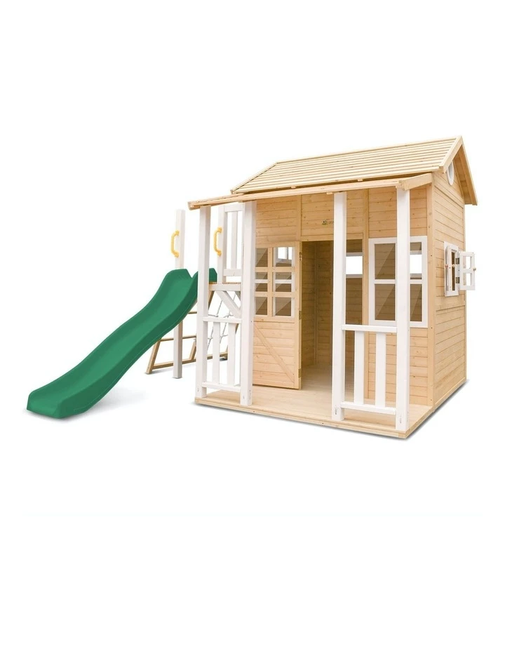 Budget 🛒 Lifespan Kids Finley Cubby House With Green Slide 🔥 - Image 5