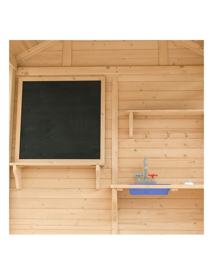 Budget ๐ Lifespan Kids Kingston Cubby House With Yellow Slide ๐ - Image 6