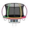 Hot Sale 👍 Everfit 8FT Enclosed Trampoline Round Multicoloured ⭐